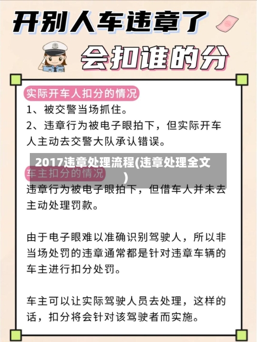 2017违章处理流程(违章处理全文)-第1张图片