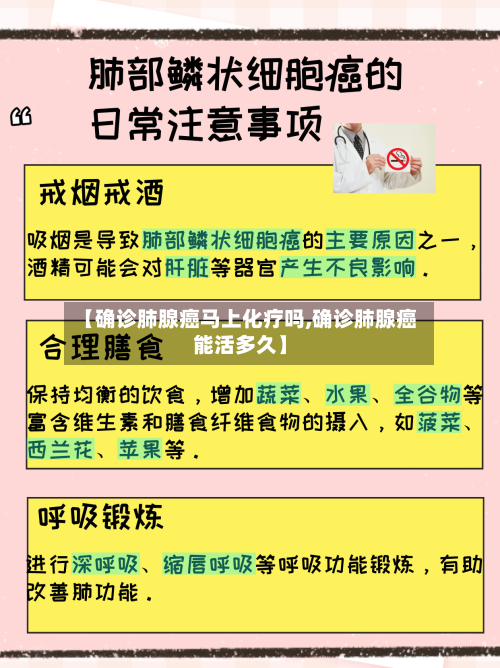 【确诊肺腺癌马上化疗吗,确诊肺腺癌能活多久】-第2张图片