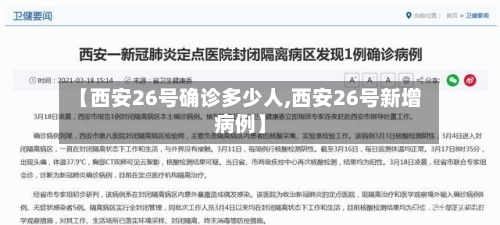 【西安26号确诊多少人,西安26号新增病例】